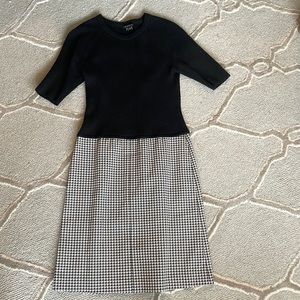 Theory color block dress